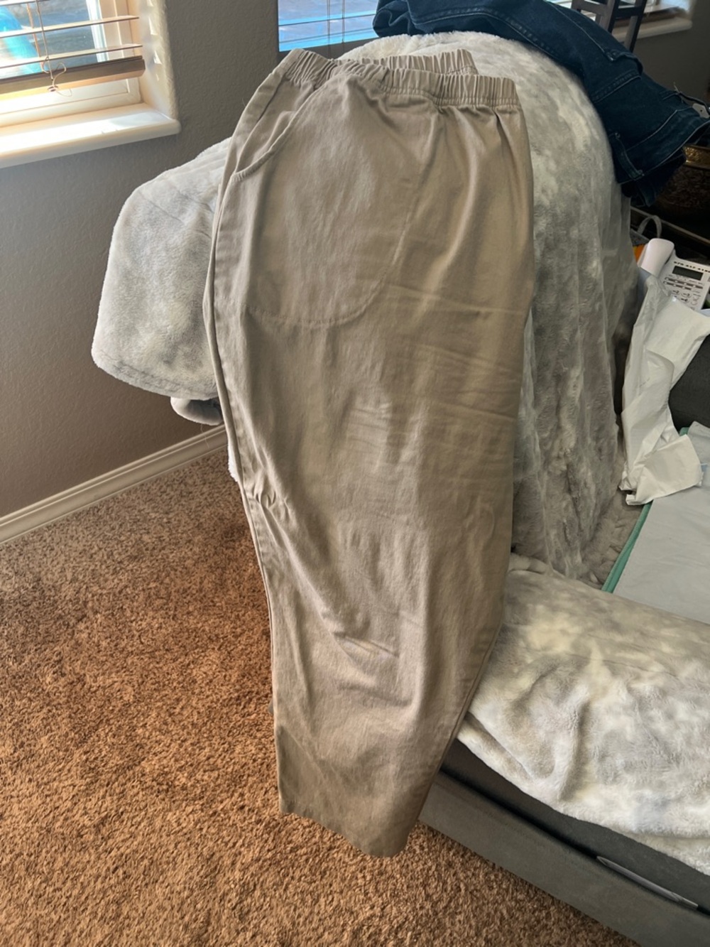 Croft & Barrow Tan Stretch Pant